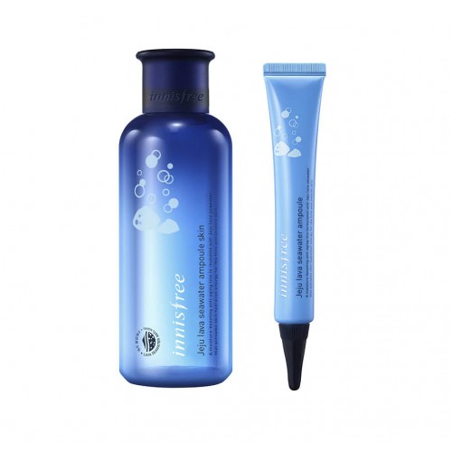 Innisfree 濟州熔岩海洋爽膚水 180 ml + 安瓶精華素 20 ml